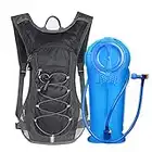 Unigear Hydration Pack Backpack with 70 oz 2L Water Bladder for Running, Hiking, Cycling, Climbing, Camping, Biking (Black)