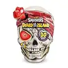 Smashers Dino Island Giant Skull (T-Rex) by ZURU, Easter Basket Stuffers, with Over 30 Surprises, Mini Eggs and Figurines, Prehistoric Discovery Toy, Dinosaur Toys, Slime, Sand and More Age 5+
