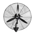 FANS Ventilador de Pared oscilante, Ventilador Industrial Grande para Garaje, Gimnasio, 3 velocidades, Cable de alimentación Extra Largo de 3M