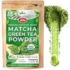 Organic Matcha Green Tea Powder – Authentic Japanese Matcha Powder - Best for Delicious Matcha Latte - Unsweetened Matcha Tea Powder from Japan - Green Tea Matcha Powder - 3.5oz (100g) - by AprikaLife