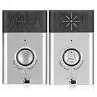 Wireless Doorbell intercom, 2-Way Talk Smart Wireless Voice Intercom Door Bell Indoor Outdoor Interphone Access Control System Door Chime Kit, for Home Office Security