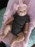 TERABITHIA 24 Inches 60CM So Truly Soft Touch Reborn Baby Doll with Weighted Body Realistic Newborn Girl Dolls That Look Real and Look Real