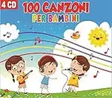 4 CD 100 Canzoni Per Bambini, Canzoni Indimenticabili, Il coccodrillo Come Fa?, le Tagliatelle di Nonna Pina, La Canzone Dei Puffi,Canzoncine, Festa Compleanno