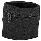 Munequera Deportiva Con Cremallera Cartera Sweatband Entrenamiento Bolsa De Gimnasio Bolsillo Transpirable Monedero MuÑeca Soporte Llaves Correr Para Tenis Gimnasia FÚtbol Baloncesto Deportes Ciclismo