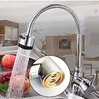 Kitchen Faucet 360° Chrome Kitchen Mono Sink Tap Kitchen Brass Modern Mixer Twin Single Lever Swivel