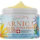 SantèLyfe Pharma, Arnica Gel Extra Forte 98,5% 500 ml, Arnica per Cavalli Uso Umano, Artiglio del Diavolo, Vitamina E, Olio di Canapa, Crema Arnica, Calendula, Canfora per Pesantezza Muscolare