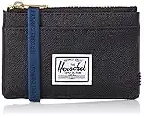 Herschel Oscar Rfid, Cartera Con Cremallera Hombre, Nero (Black), Talla Única