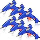 Zhengmy Mini Glue Gun for Arts Crafts Hot Glue Guns for Kids Hot Melt Arts Craft DIY Glue Gun for Crafts School DIY Arts Home Quick Repairs, Blue