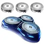 HQ8 Replacement Heads for Philips Norelco Shavers, Compatible with Philips Norelco Aquatec Replacement Heads, HQ8 Blades, New Upgraded (3 Pack)