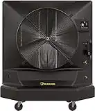 Big Ass Fans - Cool-Space, (Cool-Space 400) Portable Evaporative Cooler, 36 Inch Diameter Fan, Indoor or Outdoor Use, Continuous or Fillable (46 Gallon Capacity), Variable Speed