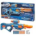 NERF Elite 2.0 Eaglepoint RD-8 Blaster -- 8-Dart Drum, Detachable Scope and Barrel, 16 Official Elite Darts, Bolt Action