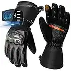 Guantes Calefactables Hombre Mujer - 7,4V Bateria Guantes Calefactables para Deportes de Invierno al Aire Libre