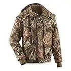 Guide Gear Men's Dry Hunting Parka, Insulated Waterproof Camo Hunt Jacket with Removable Hood, Mossy Oak Break-Up Country, XL