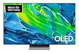 Samsung OLED-Fernseher GQ55S95BATXZG (Deutsches Modell), 2022, Smart TV, integriertes Alexa, Dolby Atmos, 'LaserSlim'-Design, Neural Quantum Prozessor 4K, 55 Zoll