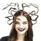 Medusa Snake Halloween Headband Costume Medusa Cosplay Costume Headdress Dress up Headpiece Carnival Masquerade Medusa Snake