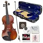 Louis Carpini G2 Violin Outfit 4/4 Full Size - Carrying Case and Accessories Included - Solid Maple Wood and Ebony Fittings By Kennedy Violins