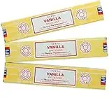 Satya Nag Champa Vanilla Incense Sticks - 3 Packs