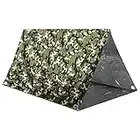 Hudhowks Carpa de Emergencia | Carpa de Emergencia Compacta Liviana Portátil Mylar,Carpa de Supervivencia de Emergencia Material Reflectante Protección contra Todo Clima Durante Todo el año, Refugio