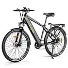 Eleglide T1 Electric Bicycle Mountain Bike, 27.5" Commute Trekking E-bike with 36V 12.5Ah Removable Li-Ion Battery, LCD Display, Shimano 7 Speed, Dual Disk Brake