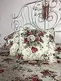 federe cuscino divano 40X40 fiori divano cuscini decorativi federa cuscini casa divano letto 2 federe 40x40 cotone fodera cuscini camera e esterno decorative cotone made in Italy (fiori)