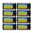 8 Panasonic CR123 CR123A 123 Lithium Batteries