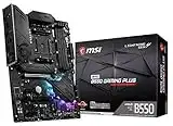 MSI MPG B550 Gaming Plus Gaming Motherboard (AMD AM4, DDR4, PCIe 4.0, SATA 6Gb/s, M.2, USB 3.2 Gen 2, HDMI/DP, ATX)