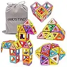 AMOSTING Magnetic Blocks Building Blocks Educational Toys Construction Stacking Toy-64 pcs