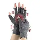 Guantes para osteoartritis,Guantes para artritis,guantes de compresión,guantes sin dedos,guantes antiartritis,guantes de manicura sin dedos,para alivio del dolor reumatoide y osteoartritis,1 par,M