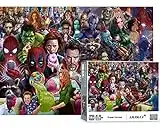 Puzzles for Adults 1000 Piece,Marvel Avengers Puzzle Game,Random Shaped Puzzle Pieces with Bonus Poster