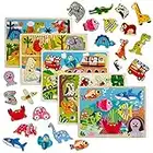 THE TWIDDLERS 5 Giocattolo Educativo Puzzle in Legno per Bambini - Colori Vivaci