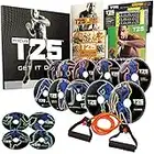 Life Element Shaun T’s FOCUS T25 Insanity Home Workout DVD Set for Man woman losing weight&Fitness Programme - 25 Minutes 5 Days A Week 100% Results（Contains a nutritious diet guide）