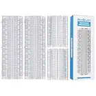 4PCS Breadboards Kit Include 2PCS 830 Point 2PCS 400 Point Solderless Breadboards for Proto Shield Distribution Connecting Blocks