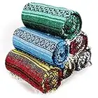 Sanyork (Tm) Wholesale Lot Falsa Blanket Twelve Pack for Resale Mexico Throw Yoga Mat Accessory Mexican *000011*