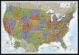 United States Decorator: Wall Maps U.S.