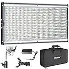 Neewer Pannello Luce LED Bicolore Dimmerabile Professionale per Fotografia in Studio, Youtube, Video, Kit d’Illuminazione, Involucro in Metallo Resistente, 960 Bulbi LED, 3200-5600K, CRI 95+