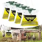 4 Pack Fly Traps Outdoor Hanging, Ranch Fly Trap Bags Outdoor Disposable Fly Trap Killer, Fly Catcher with Bait for Yard Garden