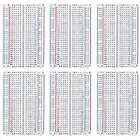 DEYUE breadboard Set Prototype Board - 6 PCS 400 Pin Solderless Board Kit for Raspberry pi and Arduino Project