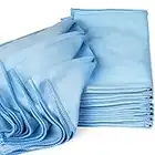 Zflow Microfiber Glass Cleaning Cloths - 8 Pack (16 x 16) - Streak Free - Lint Free - Quickly Clean Windows, Windshields, Mirrors, and Stainless Steel