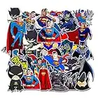 Qemsele Autocollants Stickers pour Enfants, 100+ Pièces vinyles Graffiti pour Fille Garcon Super héros Stickers de fête pour Ordinateur Portable, Voitures, Moto, vélo, Skateboard Bagages(Batman)