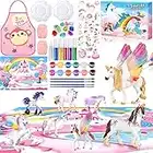 VIPNAJI Manualidades Kit Niños Juguetes, Creativo Unicornios para Pintar,Cumpleaños Navidad Regalo para Niña 3 4 5 6 7 8 9 años