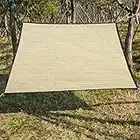 Frangivista Beige,Rete Tessuta al 95%,Antistrappo,Tessuto Ombra Robusta,Protezione UV,Rete Ombreggiante Traspirante,per Frutta,Fiori,Colture e Serre,Personalizzabile (3x4m)