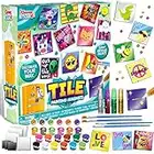 JOYIN 24 Magnetic Mini Tiles Art Kit, Creativity DIY Paint, Arts and Crafts for Kids, DIY Supplies for Party Favors, Family Activity, Birthday Present, Toys Gifts for Boys and Girls Ages 4-12