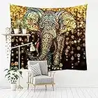 Éléphant Tapisserie Camping Tente Voyage Matelas Serviette De Plage Sandy Beach Throw Hippie Tapisseries Décoratif 150 * 200 Cm