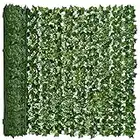 DearHouse Artificial Faux Ivy Hedge Privacy Fence Wall Screen, Leaf and Vine Decoration for Outdoor Garden Home Decor, (157.5 * 59inch)