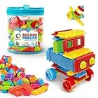 teytoy My First Baby Building Toys, 150pcs Bristle Shape 3D Building Blocks Toy Set, STEM Educational Preschool Toys, Building Blocks for Kids Ages 4-8 Years Old