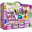 Soap & Bath Bomb Making Kit for Kids, 3-in-1 Spa Science Kit, Craft Gifts For Girls & Boys Age 6, 7, 8, 9, 10-12 Year Old Girl Crafts Kits : DIY Science Experiment Toys, Craft Gift For Kids Ages 6-12+