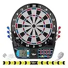 Viper 787 Electronic Dartboard, Ultra Thin Spider For Increased Scoring Area, Free Floating Segments Don't Interfere With The Rest Of The Board, Locking Segment Holes For Fewer Bounceouts, Automatic Scoring For Ease Of Use, Adjustable Voice Scoring, 43 Games And 241 Options