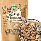 Paleo Granola Ohne Zucker Raffiniert | Getreidefrei, Laktosefrei | Paleo Müsli Glutenfrei | 13g per 100g Protein Granola Ohne Zucker zusatz | Glutenfreies Müsli mit Nüssen, Samen und Honig