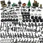Military Weapons Pack Building Block Toys Swat Team Guns Set EOD Accessories Compatible with Mini Figure Brick Toy for Boys Age 5-12 Years