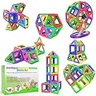 Desire Deluxe Magnetic Building Blocks Gift 94PC Kids Magnetics Construction Block Games for Boys and Girls Creativity Educational Children's Toys for Age 3 4 5 6 7 Year Old